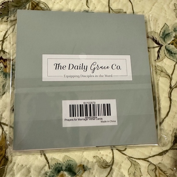 Lot of 4 The Daily Grace Christian Scripture Cards on Home & Marriage - Picture 7 of 9